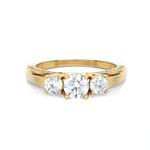 1 ctw Round Three Stone Lab Grown Diamond Ring