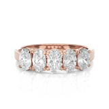 1 3/8 ctw Round Lab Grown Diamond Anniversary Ring