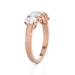 1 3/8 ctw Round Lab Grown Diamond Anniversary Ring