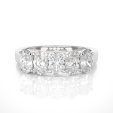 1 3/8 ctw Round Lab Grown Diamond Anniversary Ring