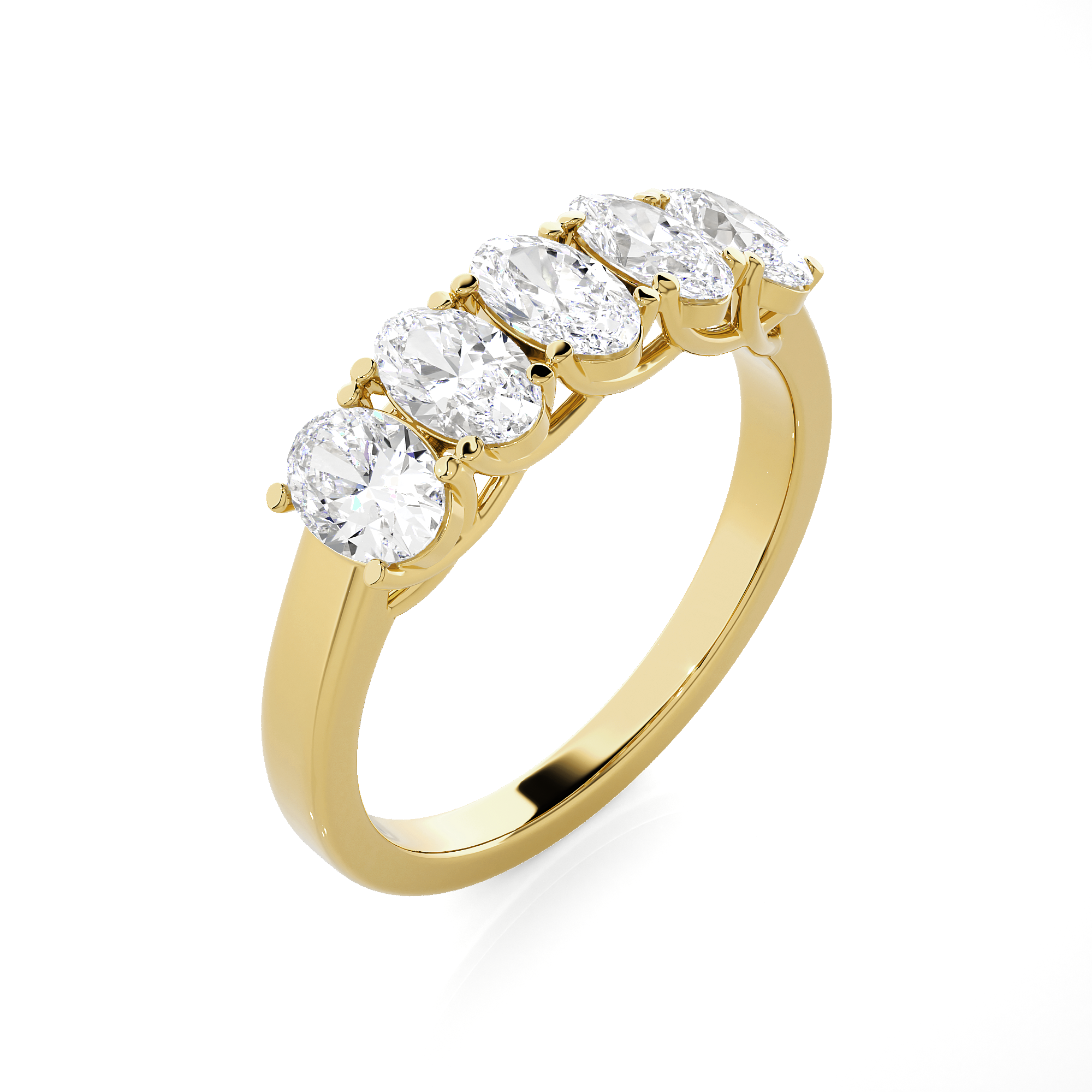 1 3/8 ctw Round Lab Grown Diamond Anniversary Ring
