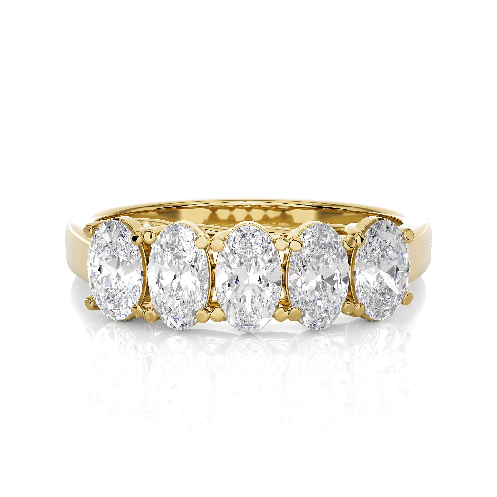 1 3/8 ctw Round Lab Grown Diamond Anniversary Ring