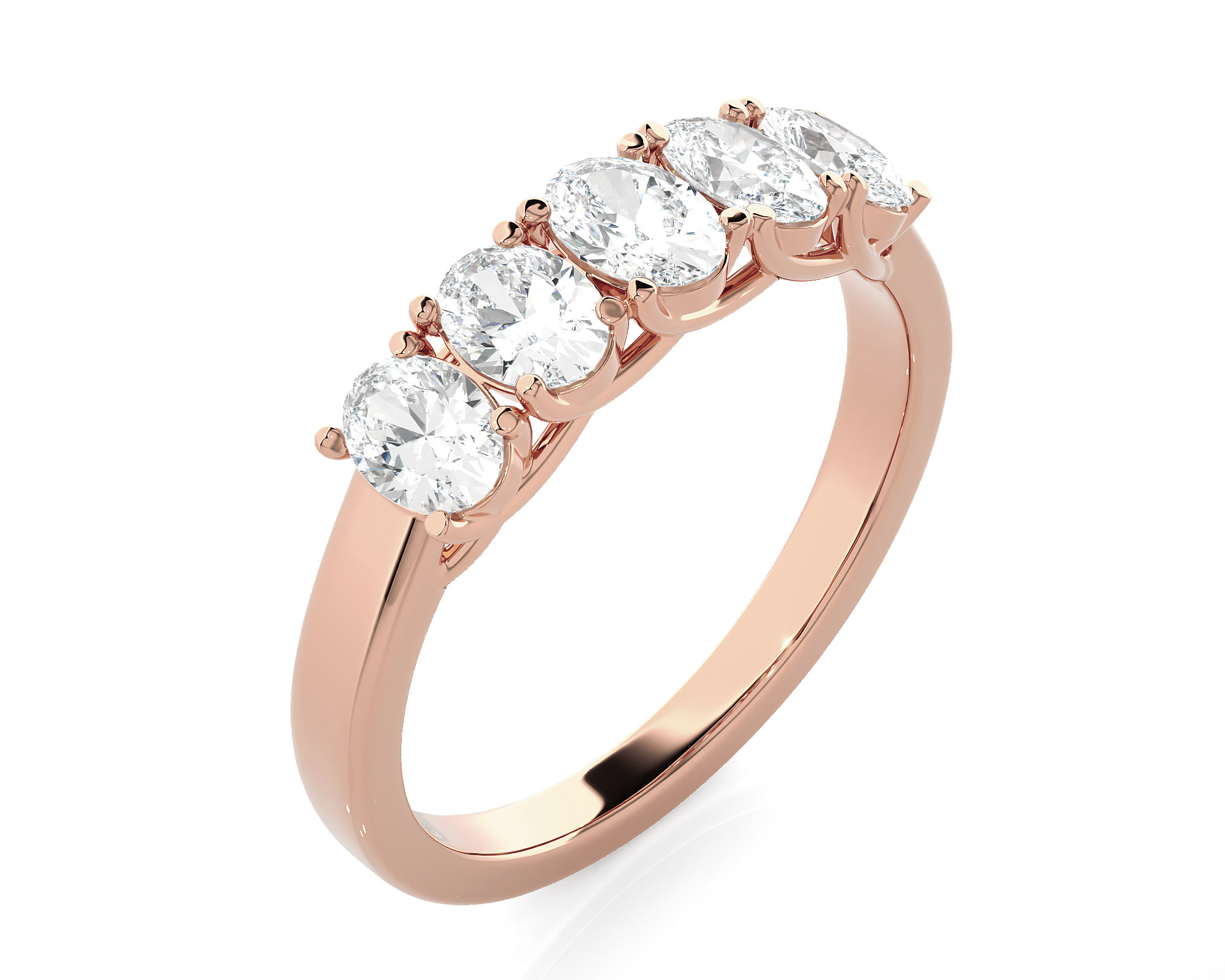 1 ctw Round Lab Grown Diamond Anniversary Ring