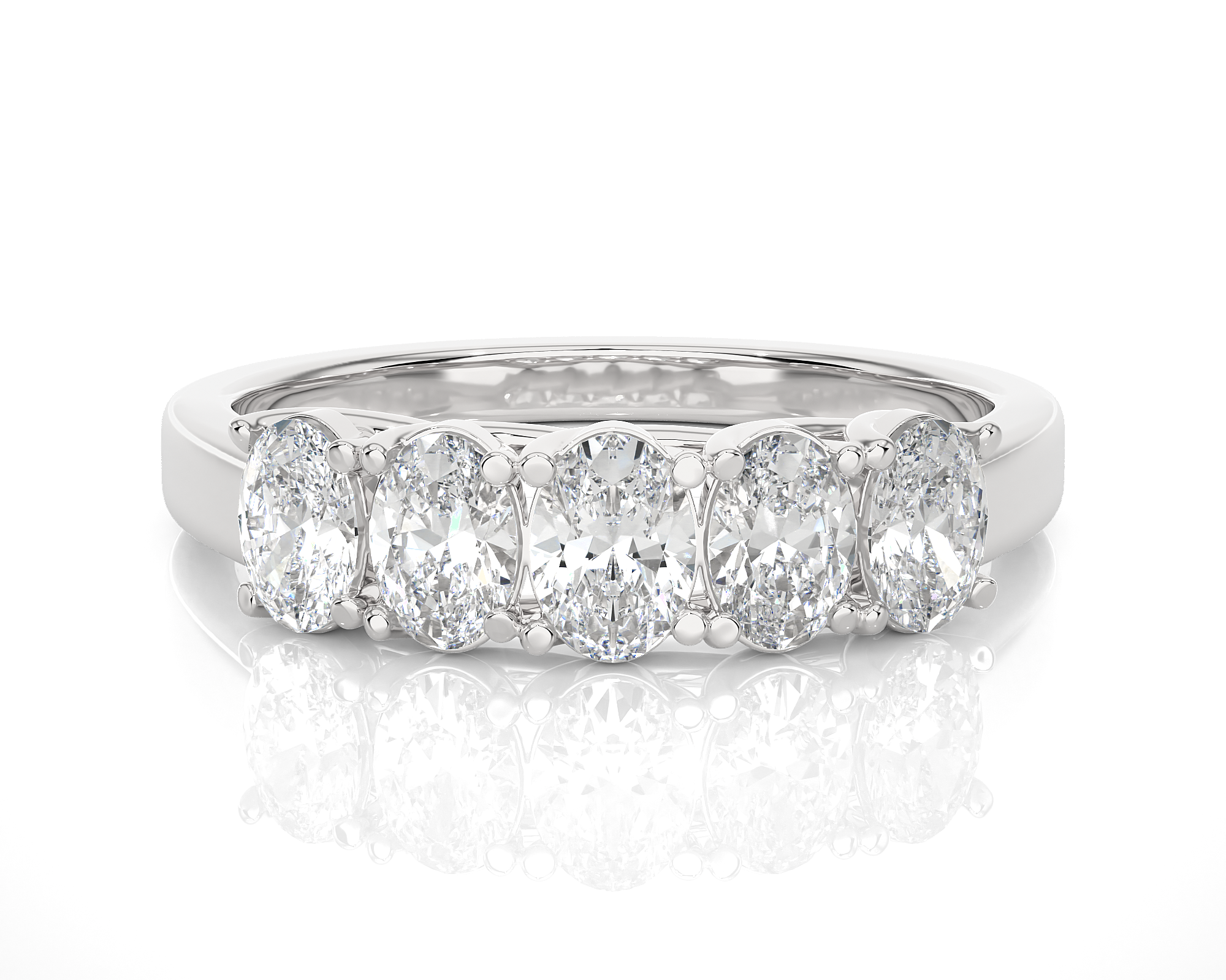 1 ctw Round Lab Grown Diamond Anniversary Ring