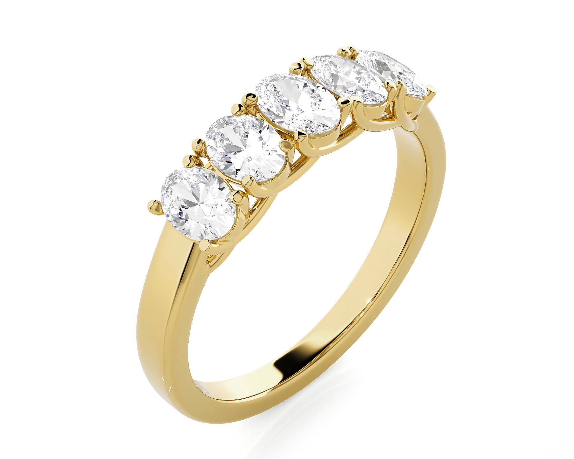 1 ctw Round Lab Grown Diamond Anniversary Ring