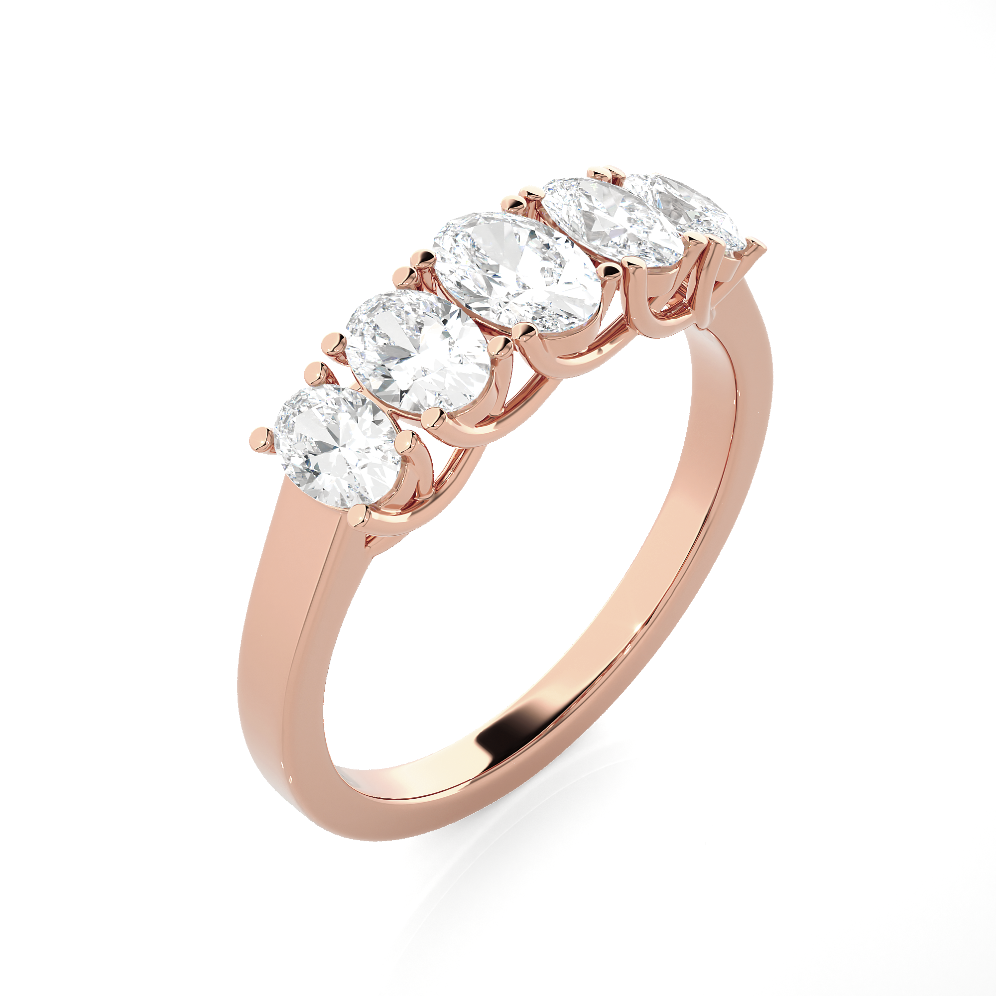 1 ctw Round Lab Grown Diamond Anniversary Ring