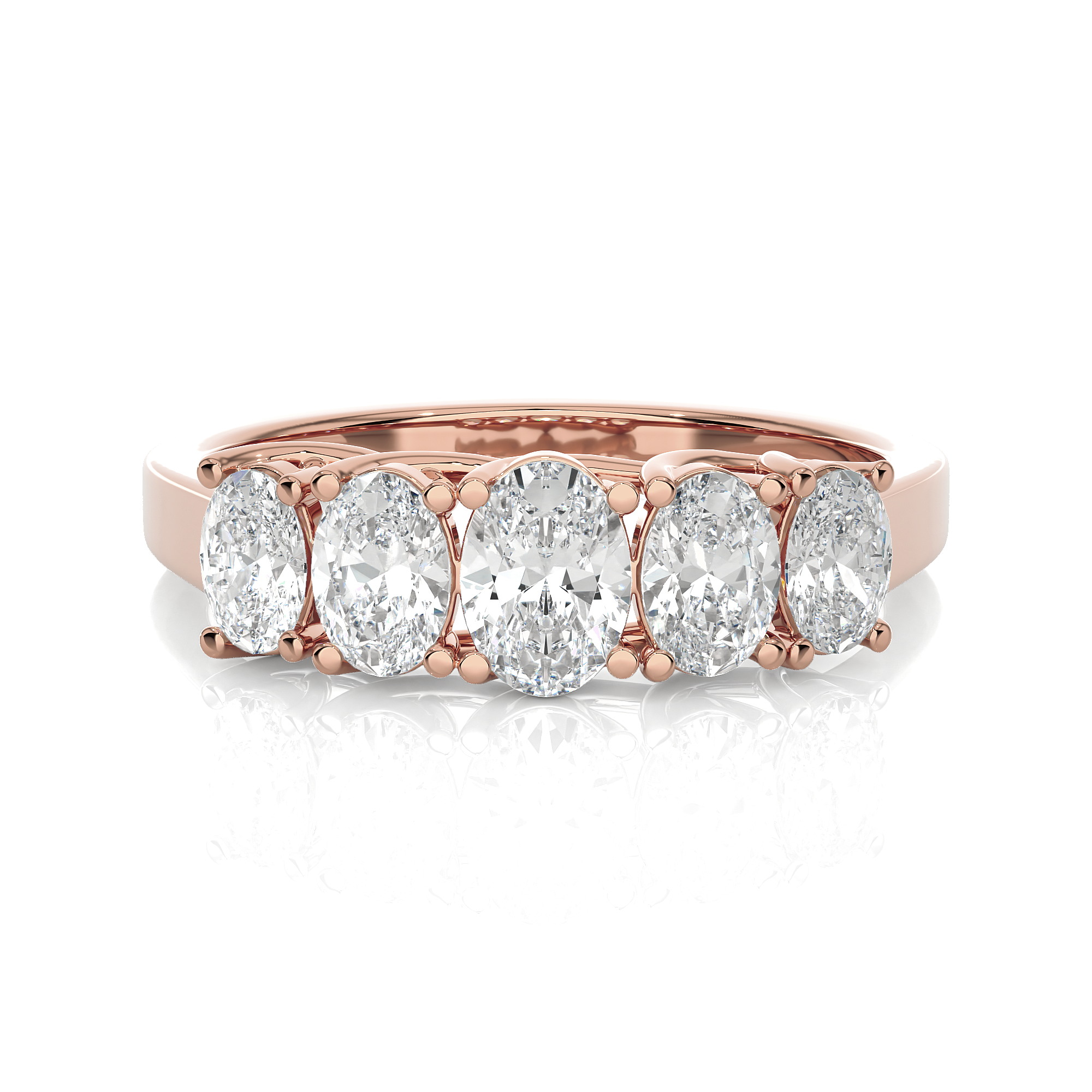 1 ctw Round Lab Grown Diamond Anniversary Ring