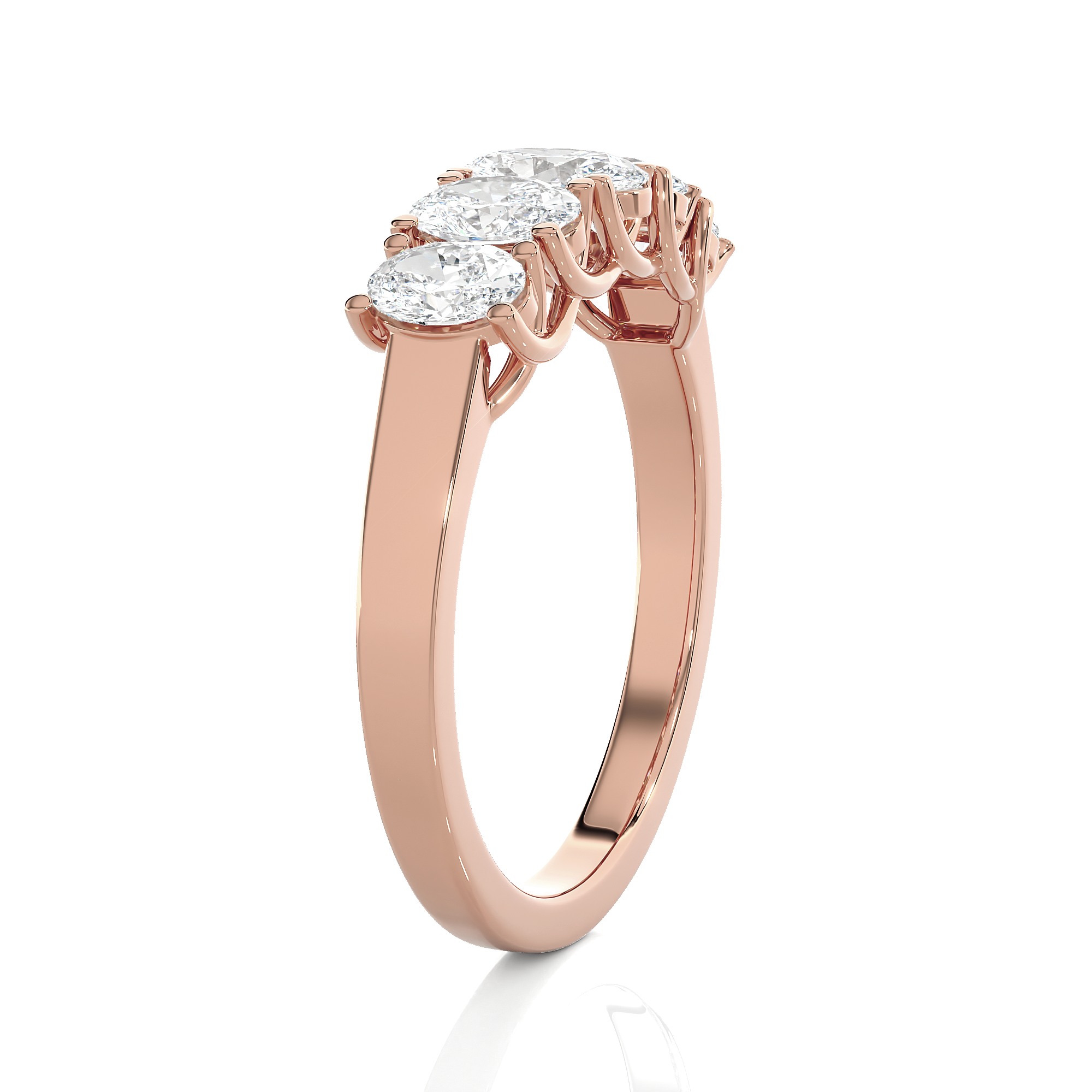 1 ctw Round Lab Grown Diamond Anniversary Ring