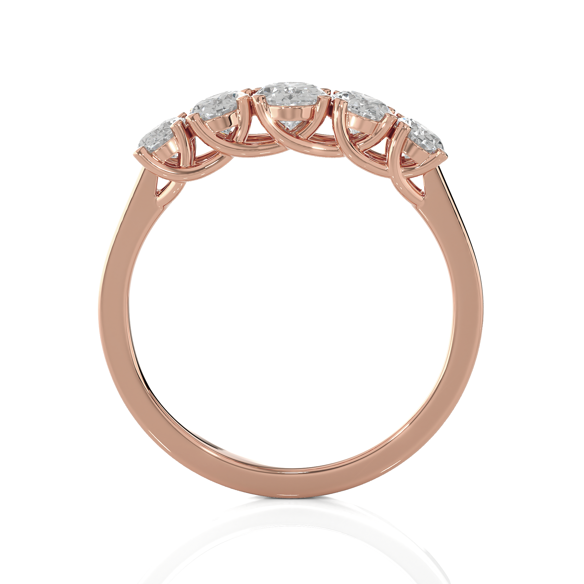 1 ctw Round Lab Grown Diamond Anniversary Ring