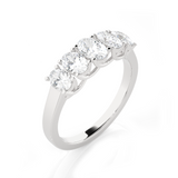 1 ctw Round Lab Grown Diamond Anniversary Ring