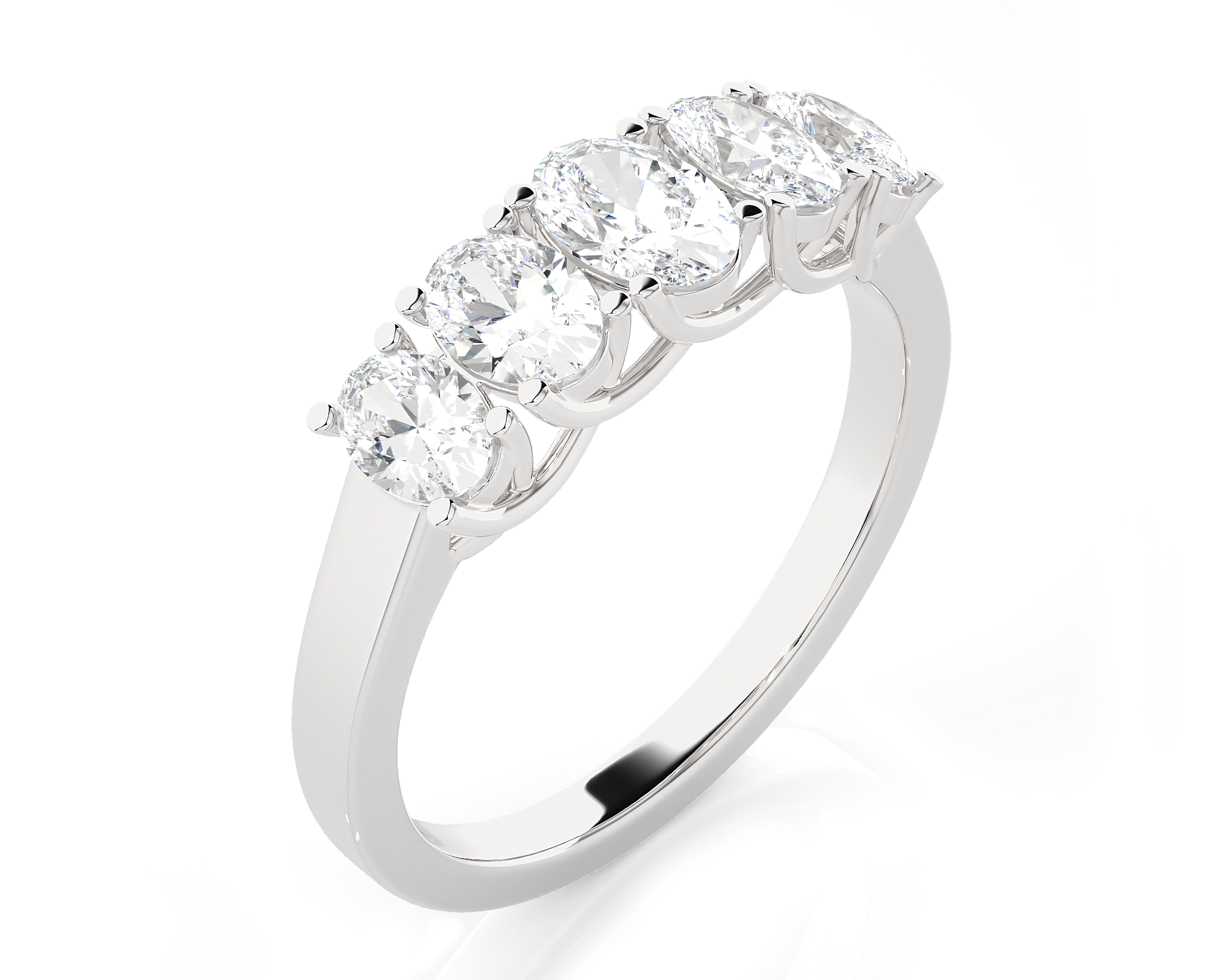 1 ctw Round Lab Grown Diamond Anniversary Ring