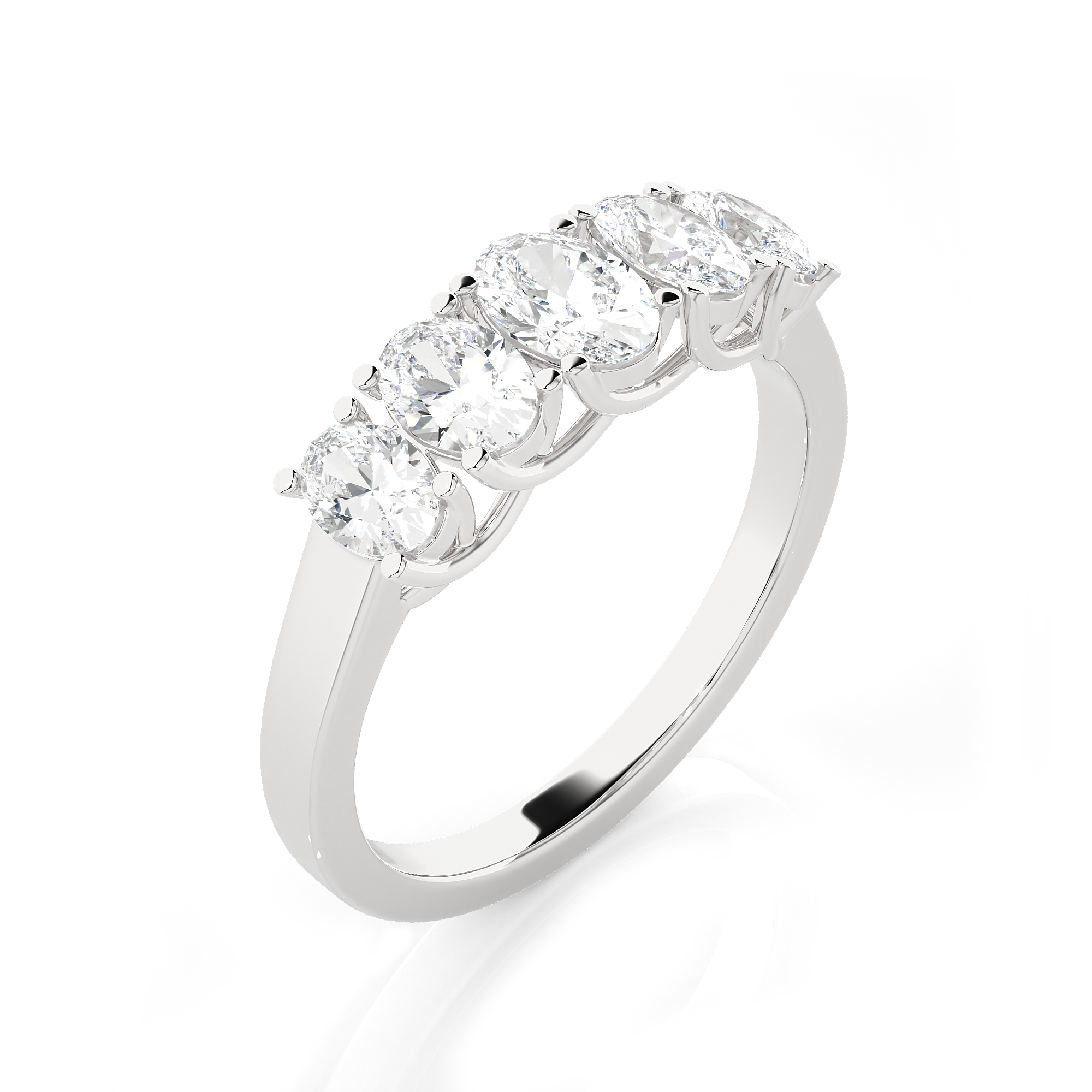 1 ctw Round Lab Grown Diamond Anniversary Ring