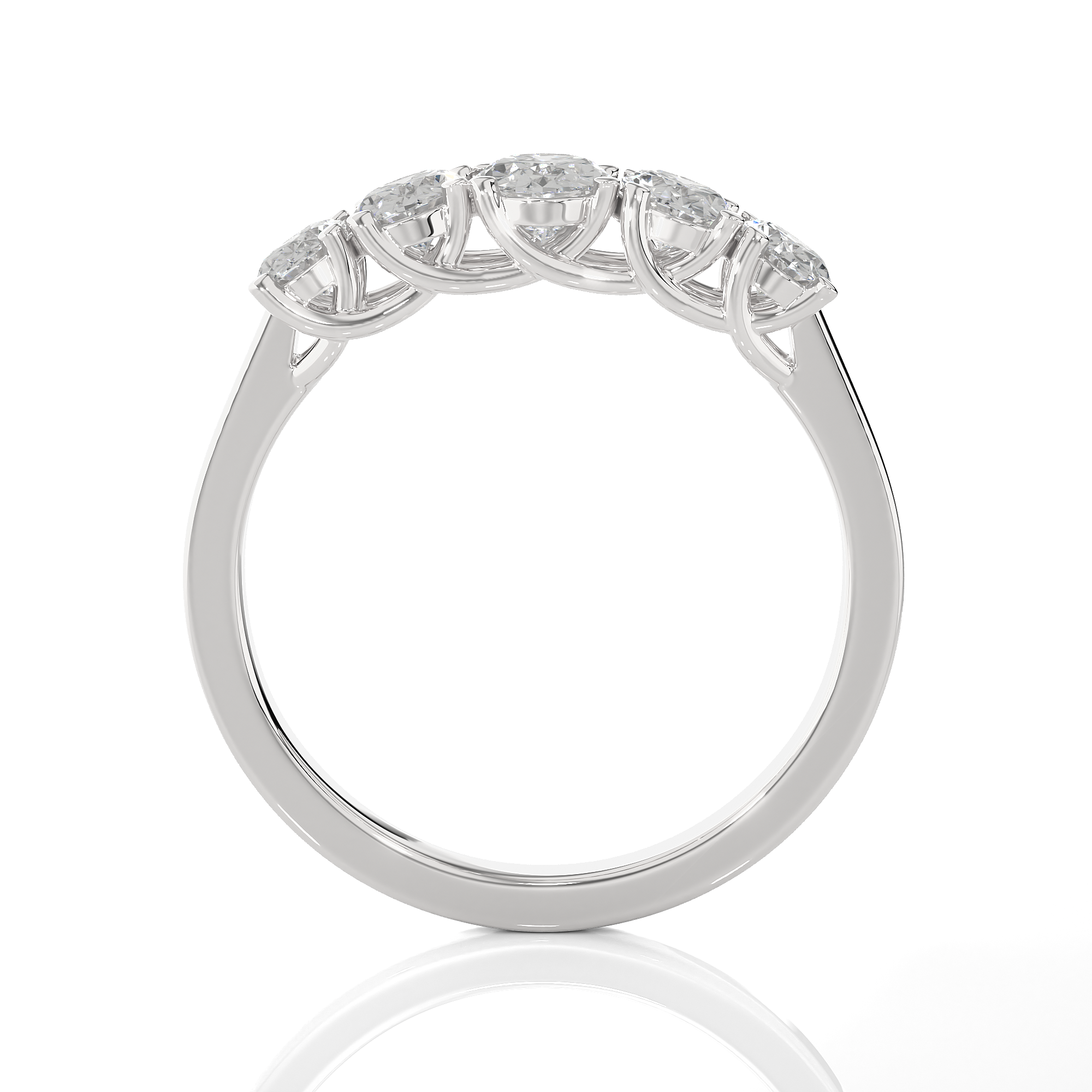 1 ctw Round Lab Grown Diamond Anniversary Ring