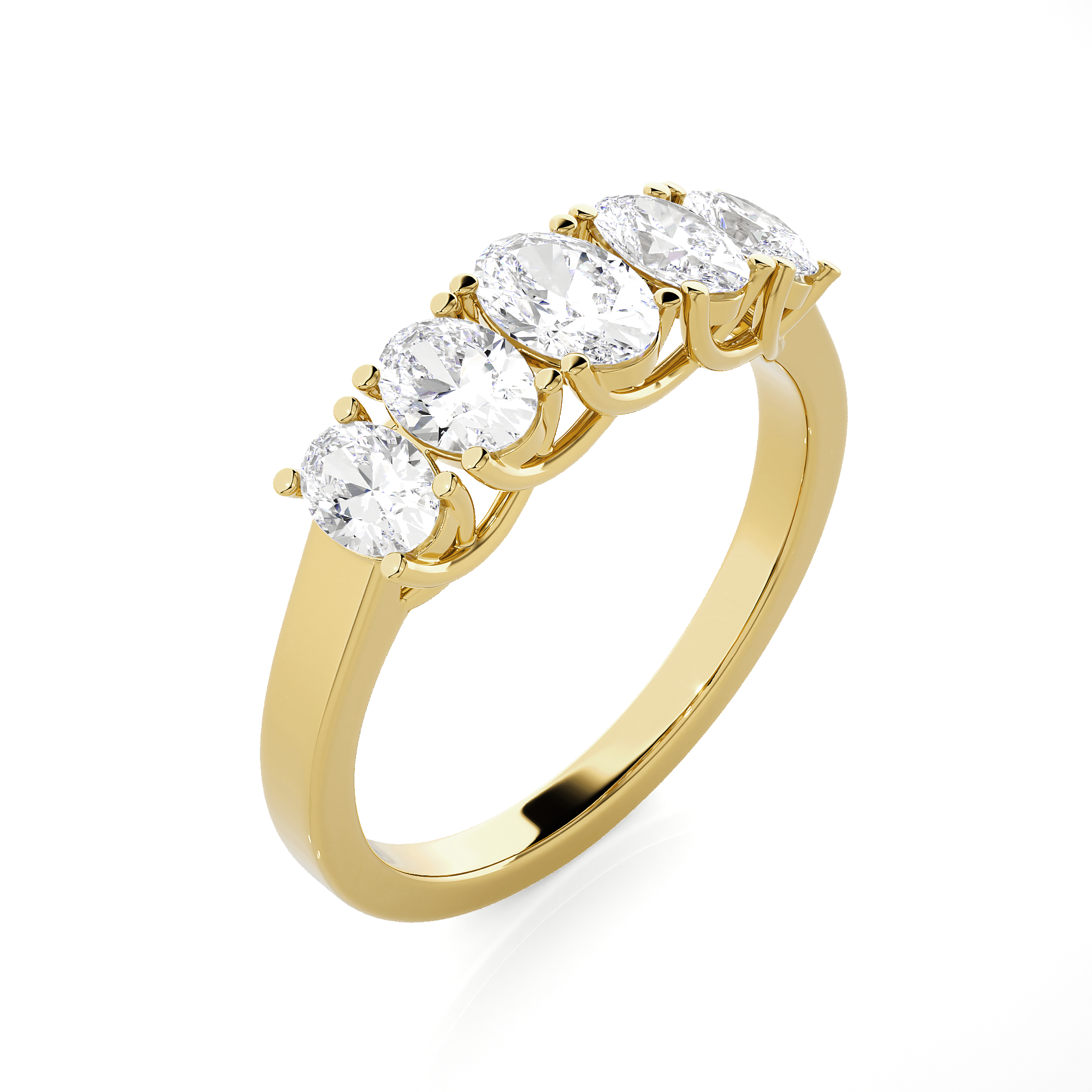 1 ctw Round Lab Grown Diamond Anniversary Ring