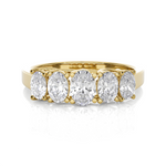 1 ctw Round Lab Grown Diamond Anniversary Ring