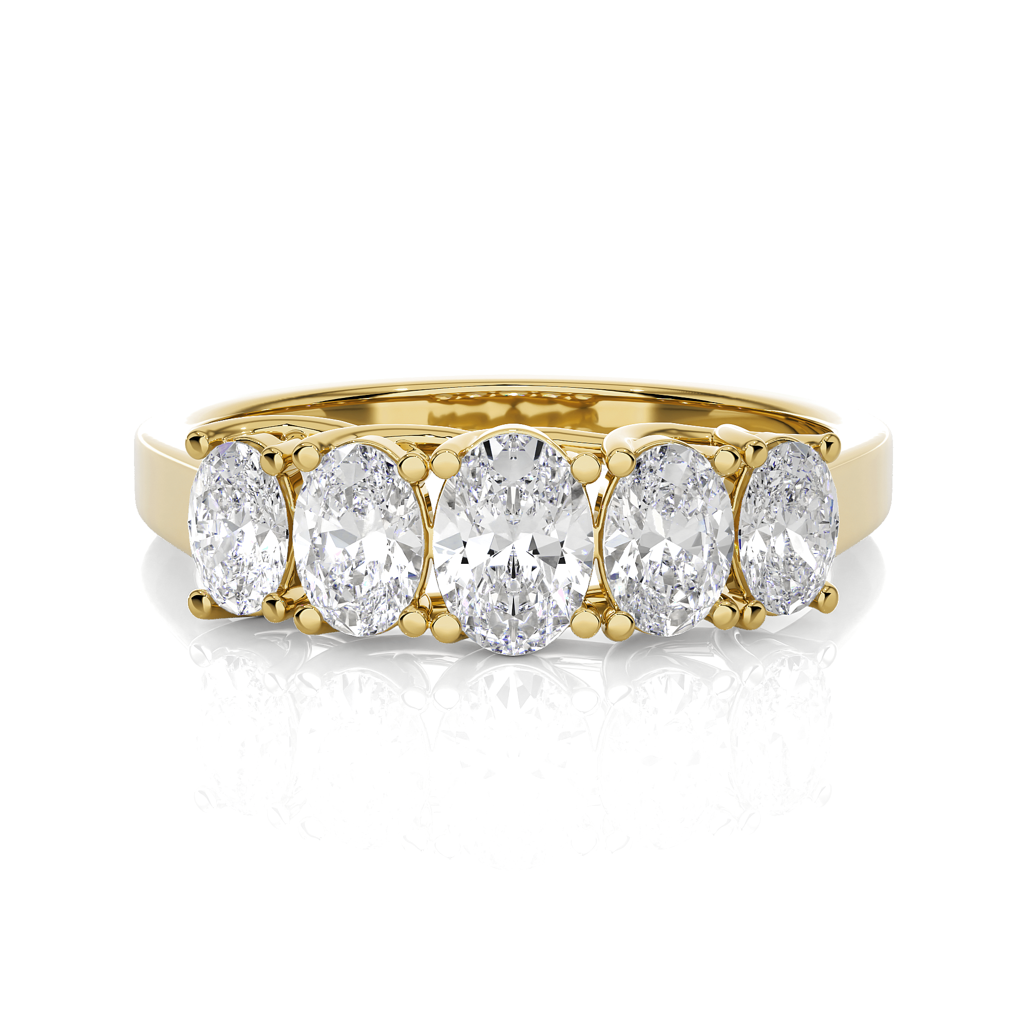 1 ctw Round Lab Grown Diamond Anniversary Ring
