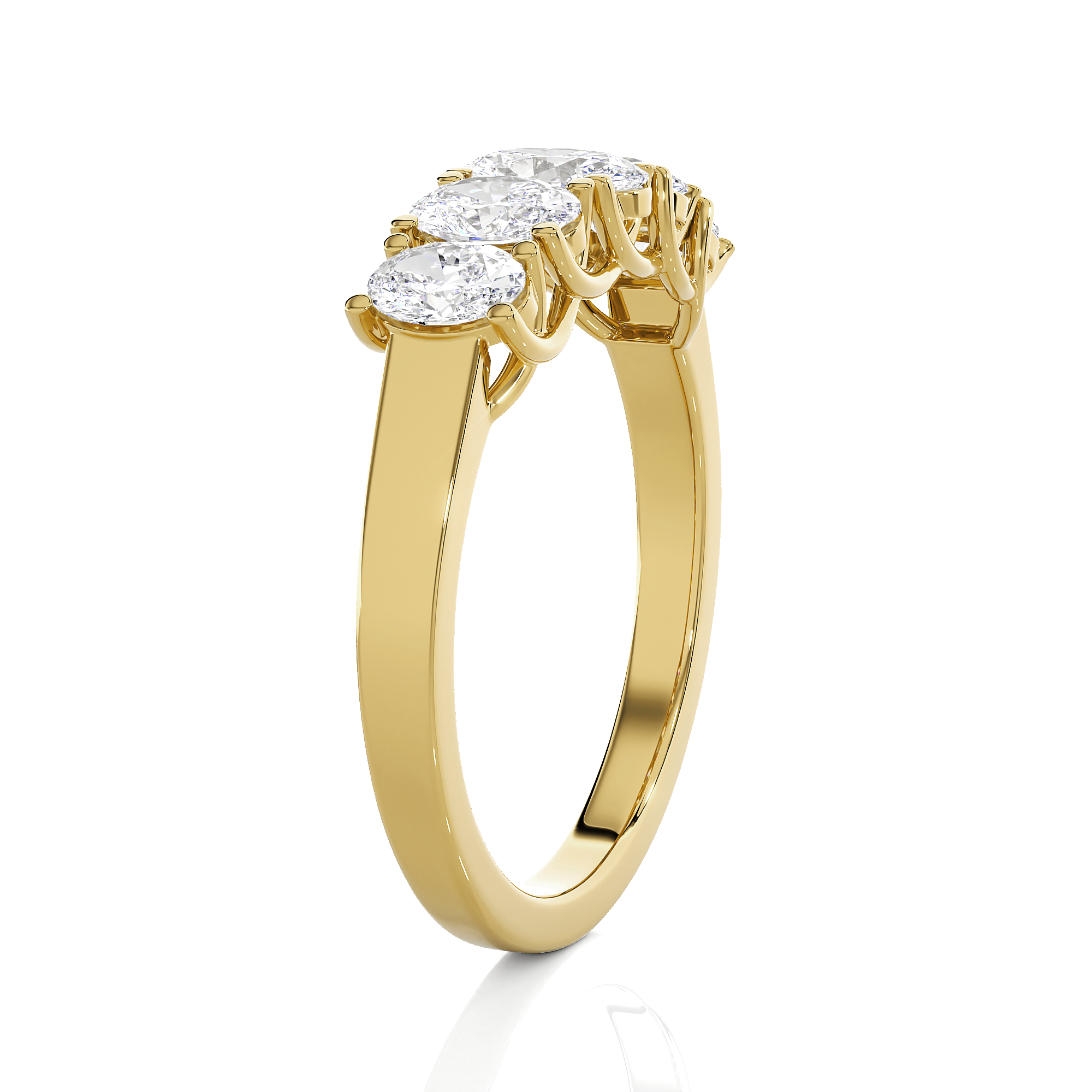 1 ctw Round Lab Grown Diamond Anniversary Ring