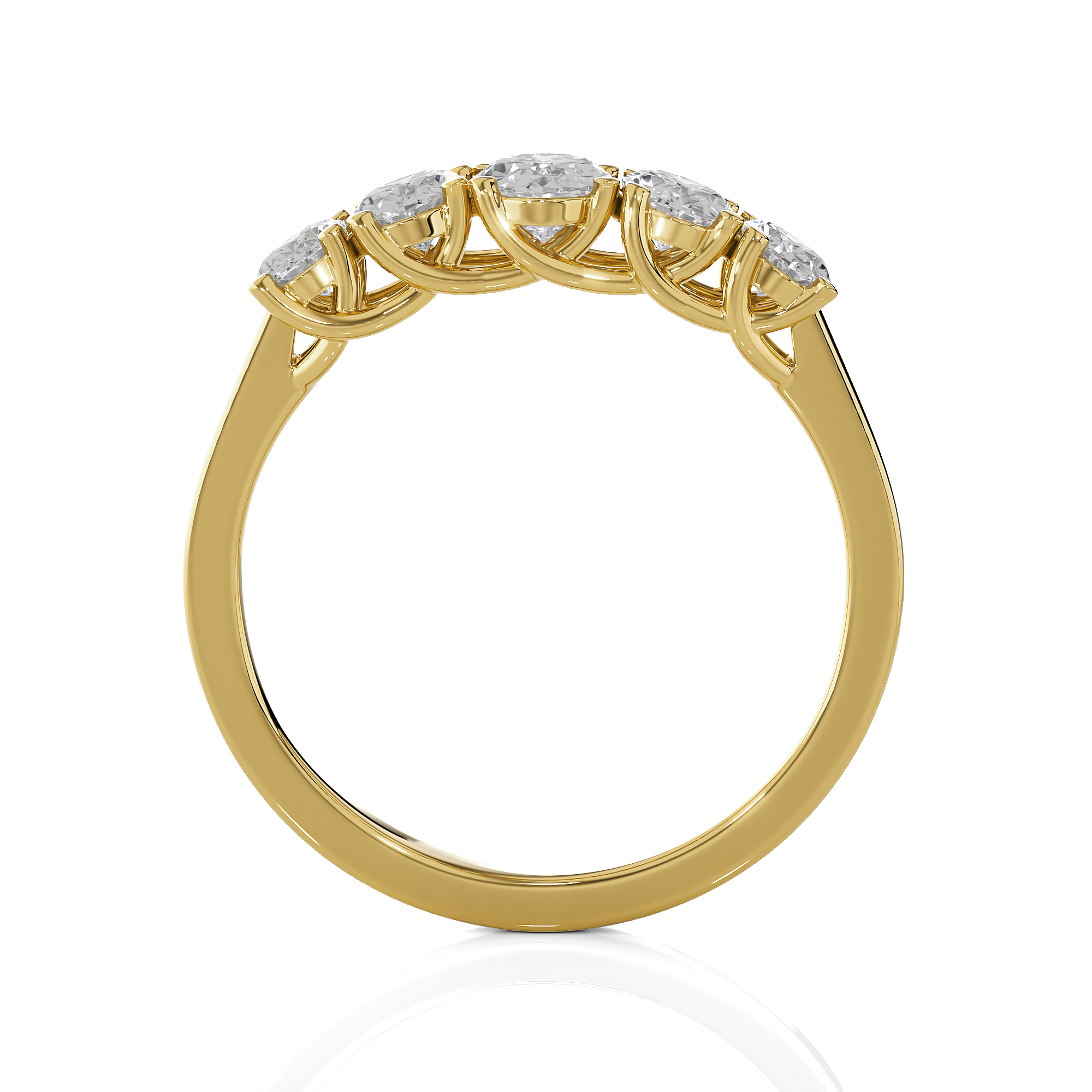 1 ctw Round Lab Grown Diamond Anniversary Ring
