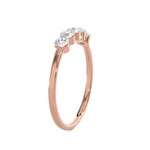 1/4 ctw Round Lab Grown Diamond Anniversary Ring