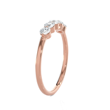 1/4 ctw Round Lab Grown Diamond Anniversary Ring