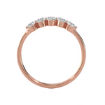 1/4 ctw Round Lab Grown Diamond Anniversary Ring