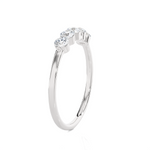 1/4 ctw Round Lab Grown Diamond Anniversary Ring