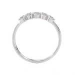 1/4 ctw Round Lab Grown Diamond Anniversary Ring