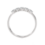 1/4 ctw Round Lab Grown Diamond Anniversary Ring