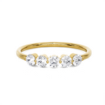 1/4 ctw Round Lab Grown Diamond Anniversary Ring