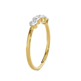 1/4 ctw Round Lab Grown Diamond Anniversary Ring