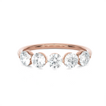 1 ctw Round Lab Grown Diamond Anniversary Ring