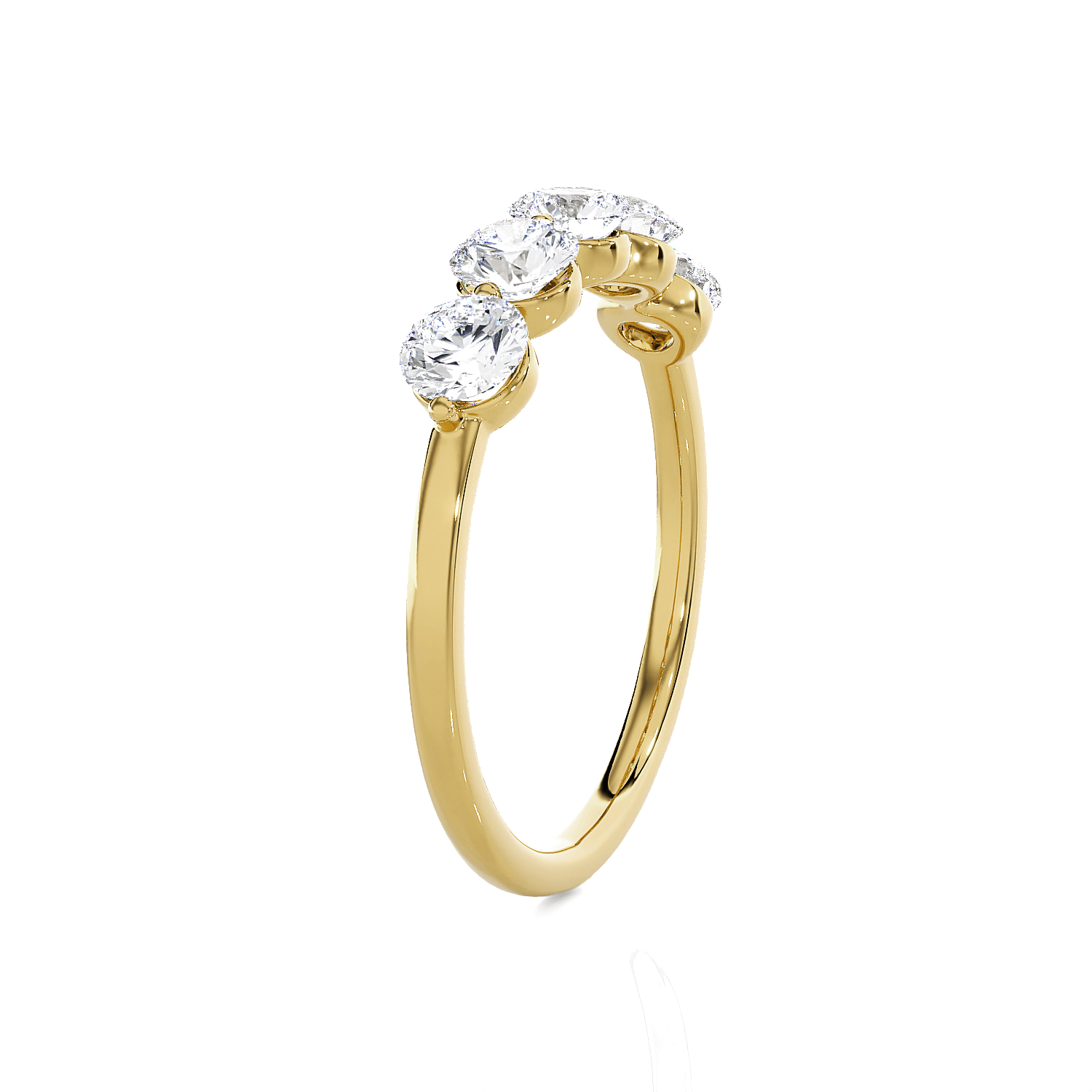 1 ctw Round Lab Grown Diamond Anniversary Ring