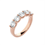 1 1/2 ctw Round Lab Grown Diamond Anniversary Ring