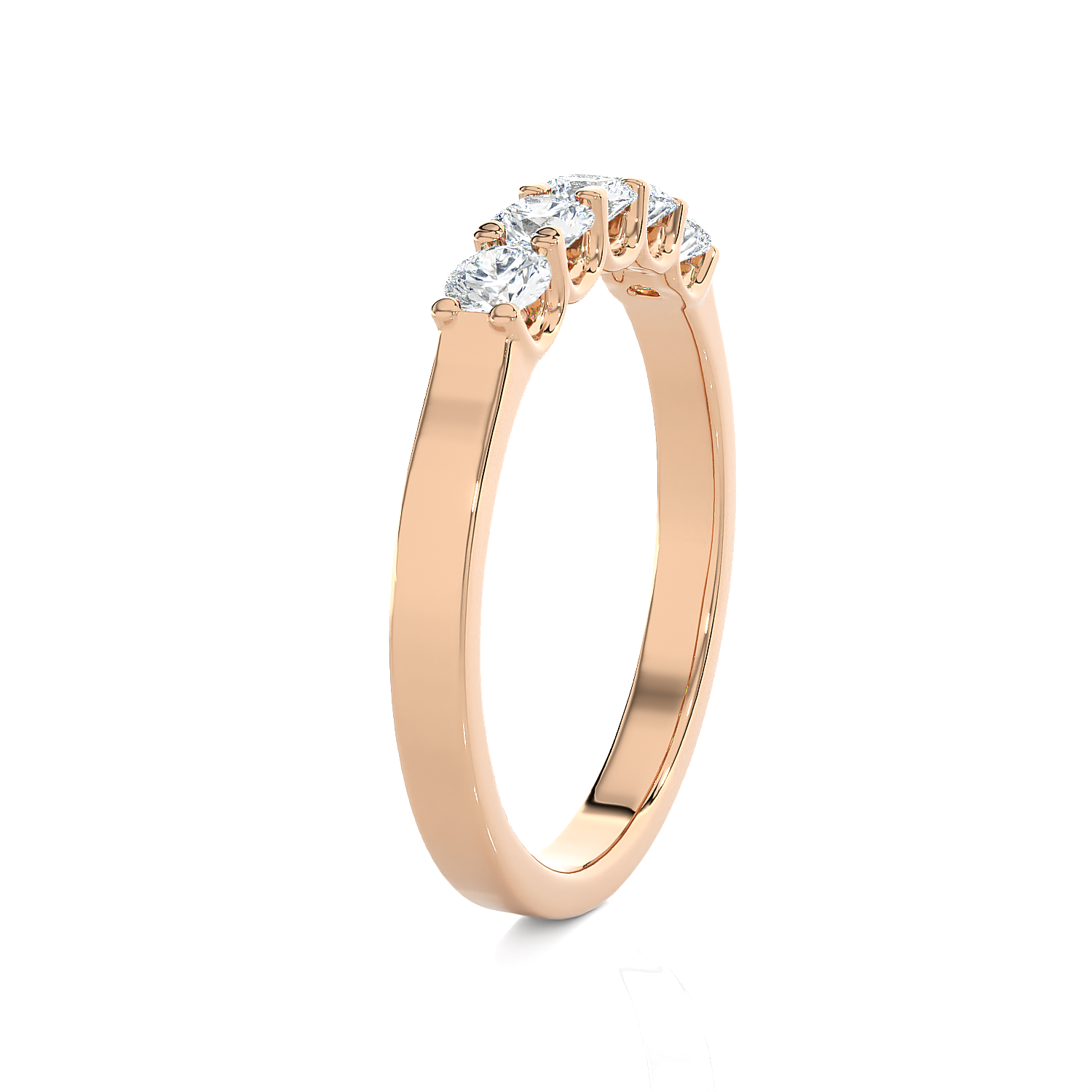 1/2 ctw Round Lab Grown Diamond Anniversary Ring