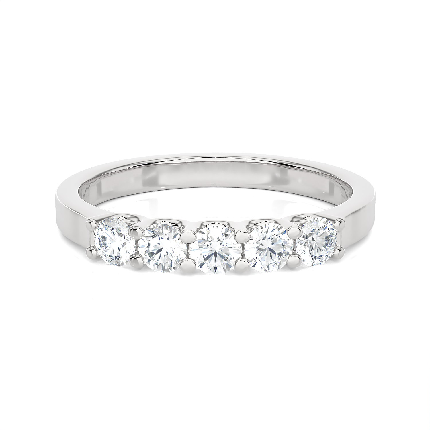 1/2 ctw Round Lab Grown Diamond Anniversary Ring