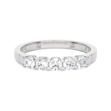 1/2 ctw Round Lab Grown Diamond Anniversary Ring