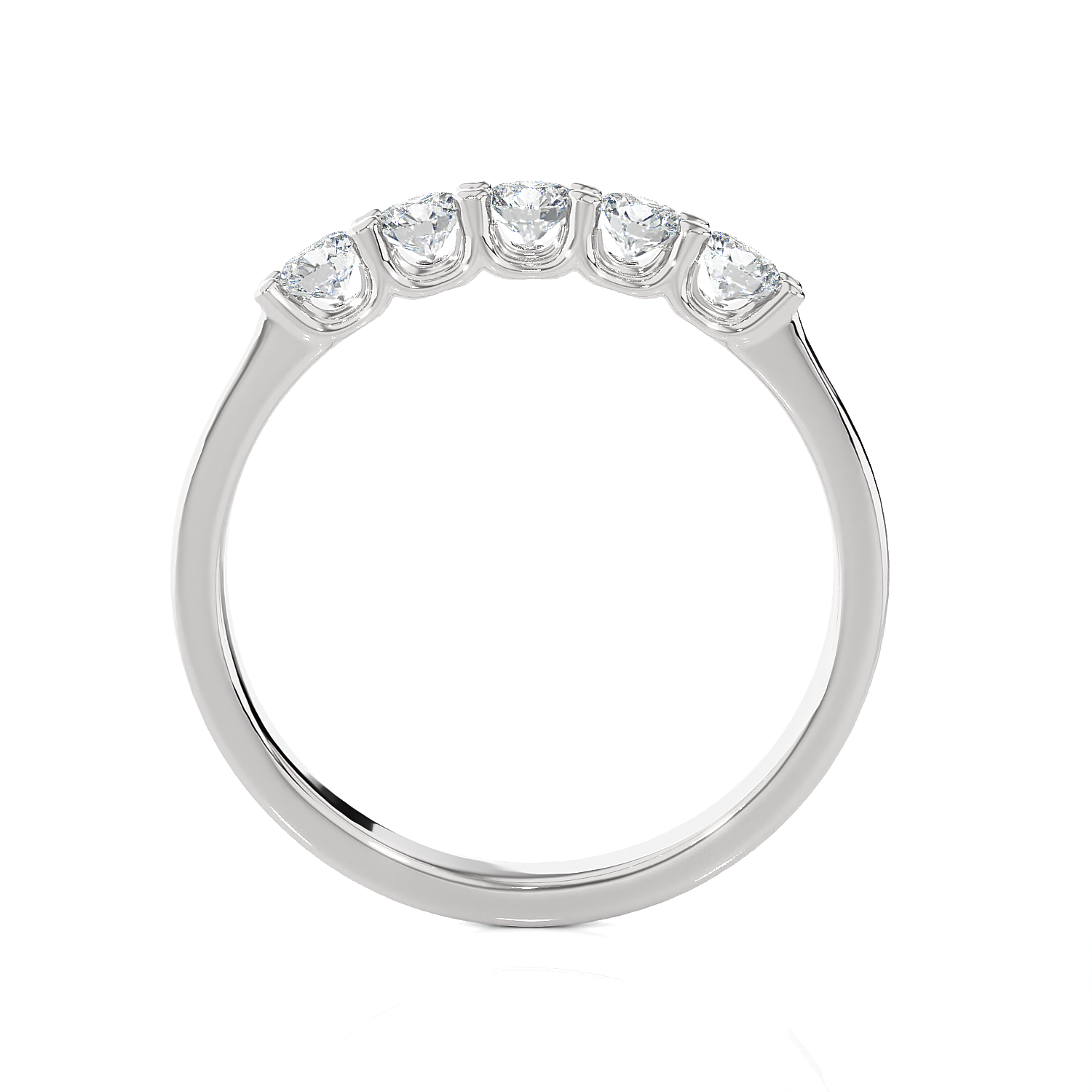 1/2 ctw Round Lab Grown Diamond Anniversary Ring