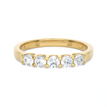 1/2 ctw Round Lab Grown Diamond Anniversary Ring