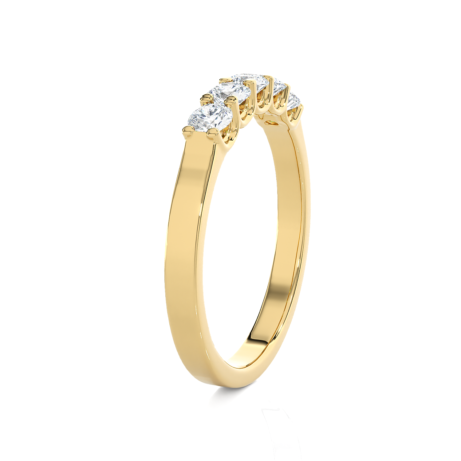 1/2 ctw Round Lab Grown Diamond Anniversary Ring