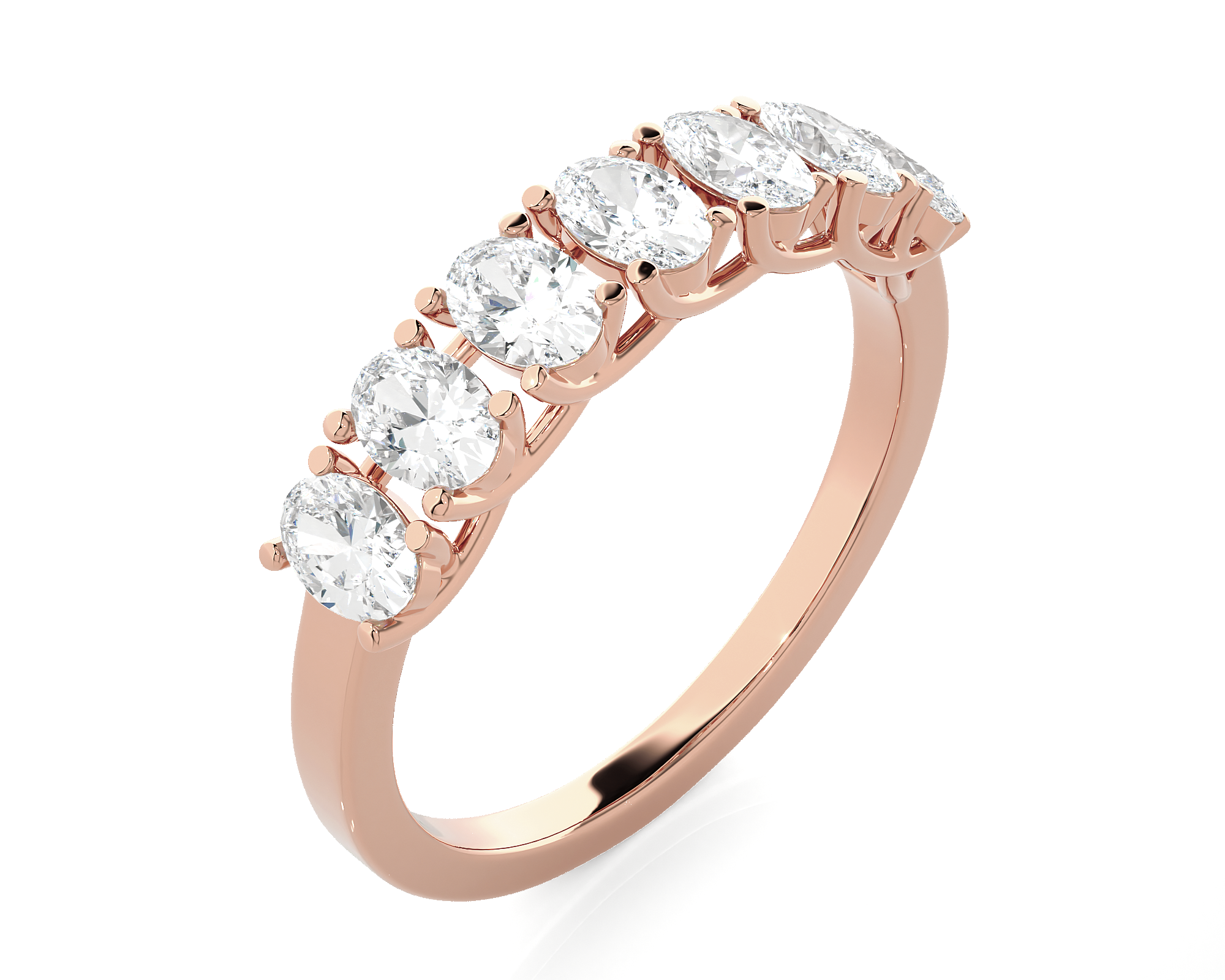 1 ctw Round Lab Grown Diamond Anniversary Ring