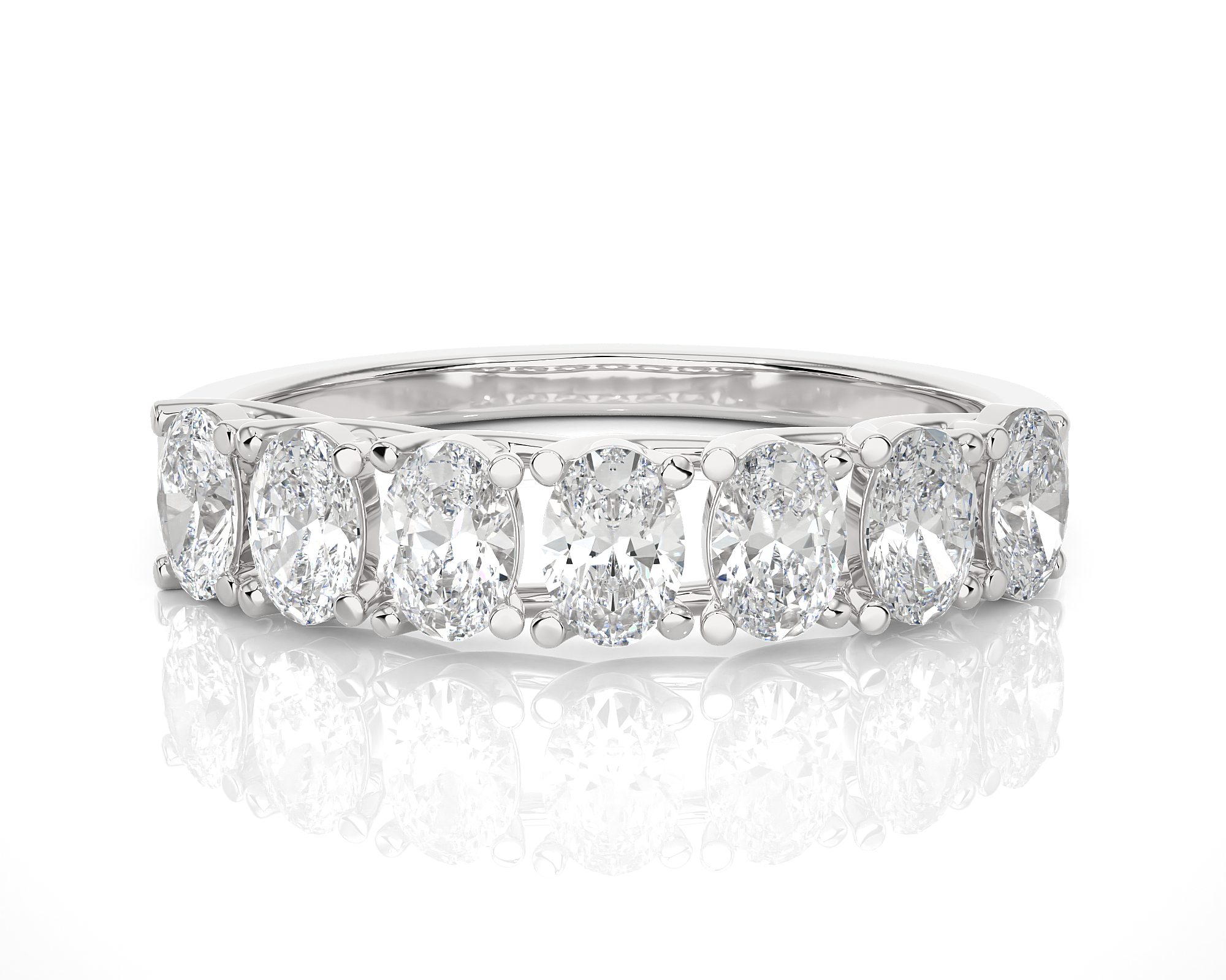 1 ctw Round Lab Grown Diamond Anniversary Ring