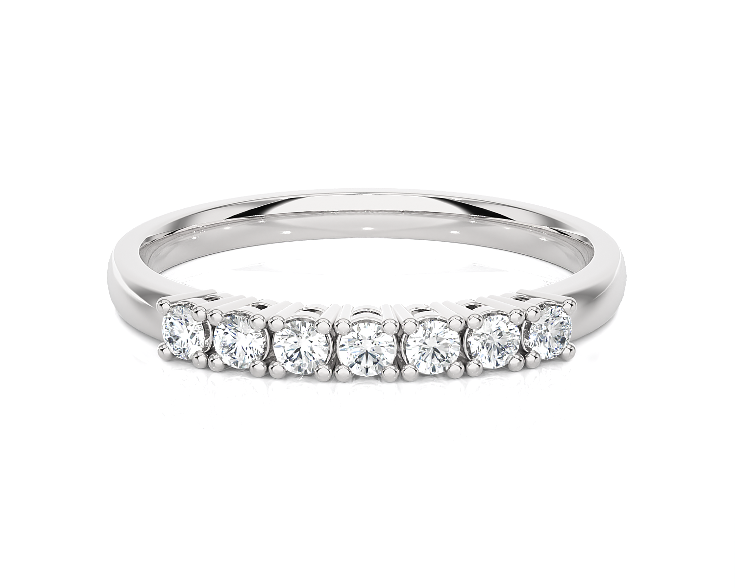 1/4 ctw Round Lab Grown Diamond Anniversary Ring