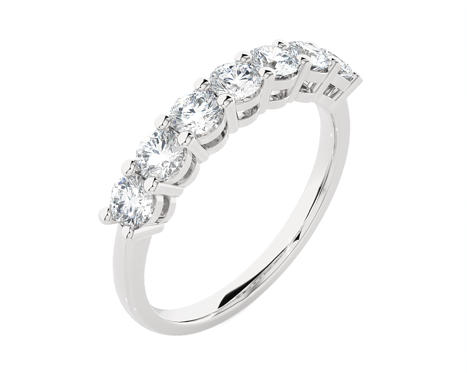 1 ctw Round Lab Grown Diamond Anniversary Ring