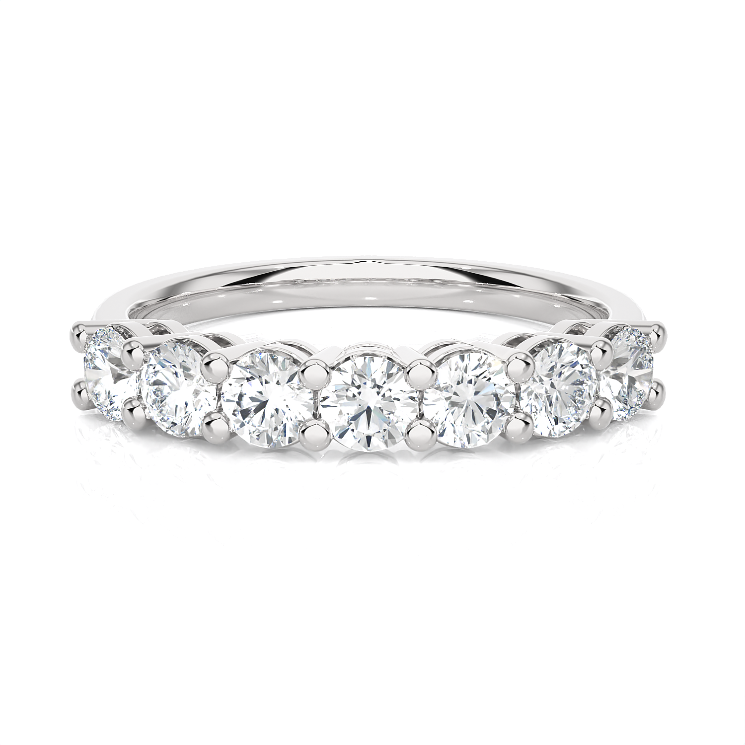 1 ctw Round Lab Grown Diamond Anniversary Ring