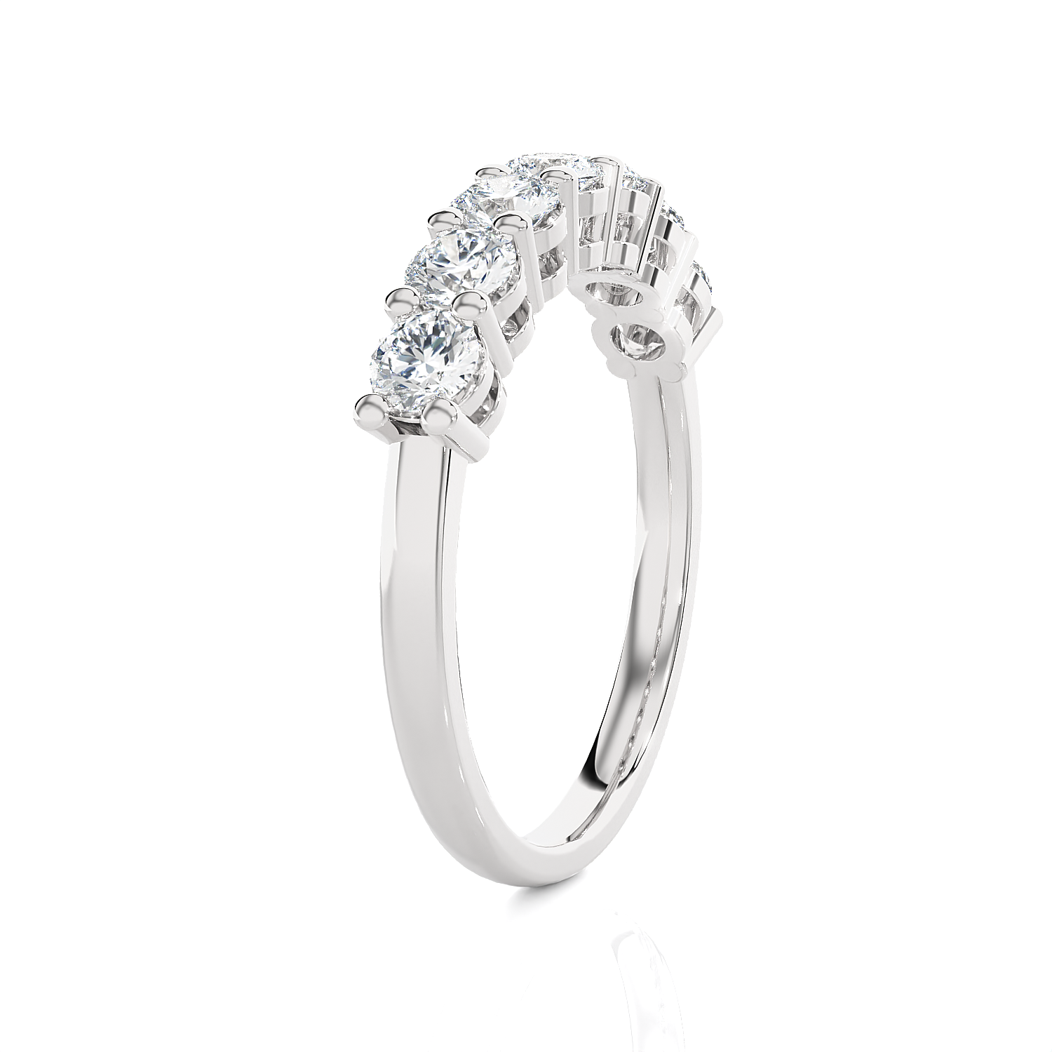 1 ctw Round Lab Grown Diamond Anniversary Ring