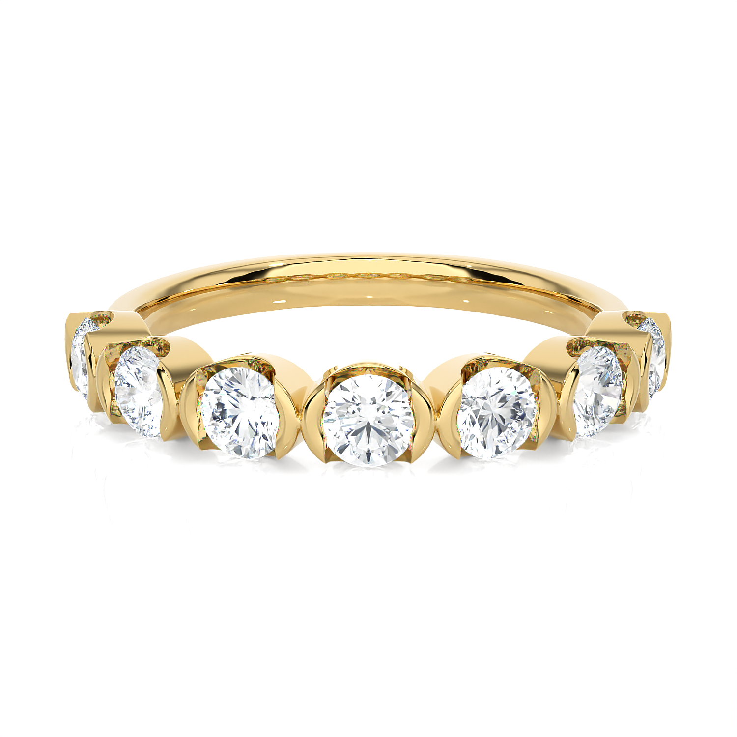 1 ctw Round Lab Grown Diamond Anniversary Ring