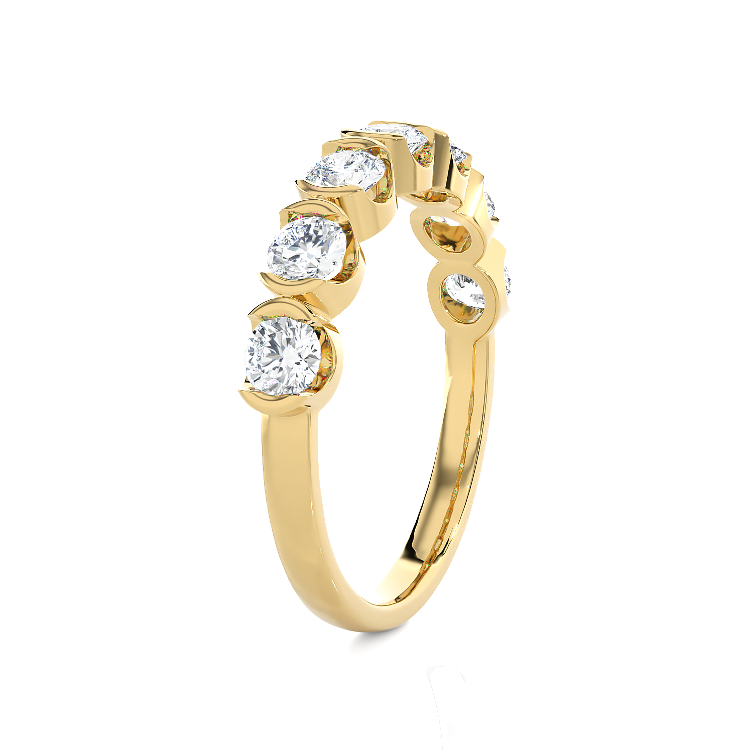 1 ctw Round Lab Grown Diamond Anniversary Ring