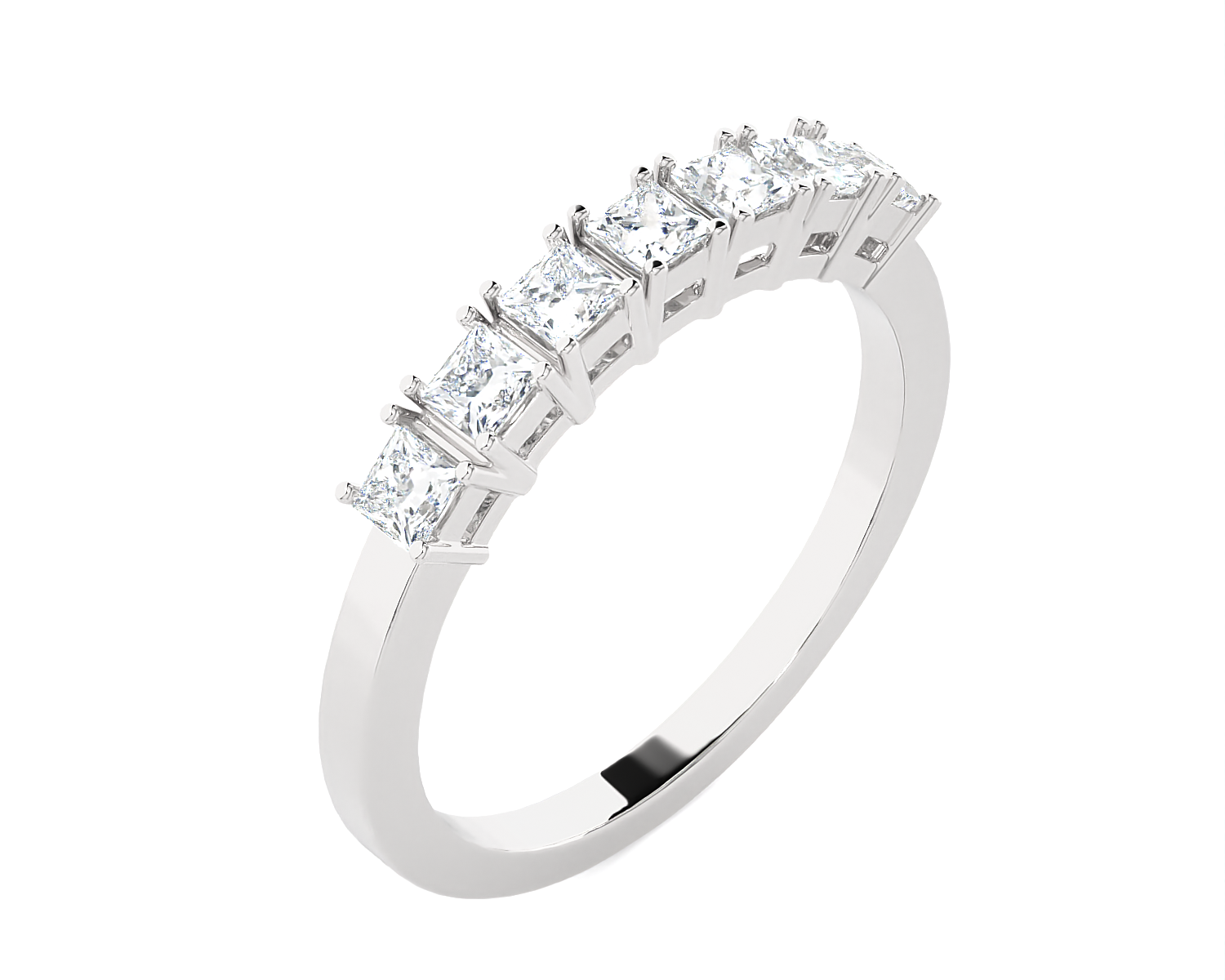 1/2 ctw Princess Lab Grown Diamond Anniversary Ring