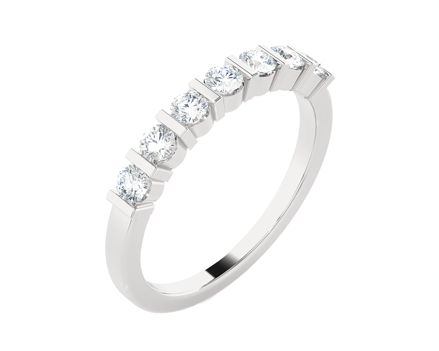 1/2 ctw Round Lab Grown Diamond Anniversary Ring