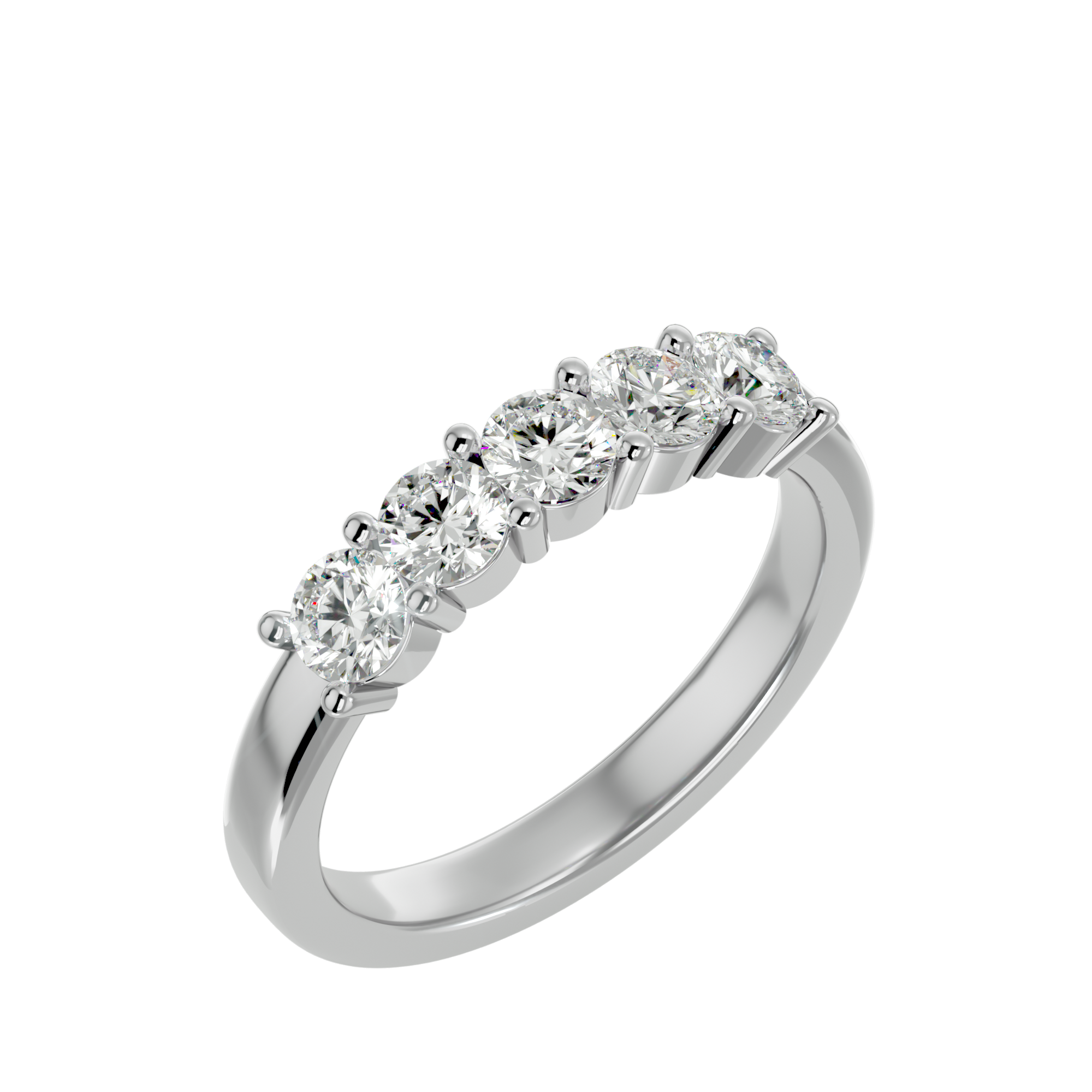 1 ctw Round Lab Grown Diamond Anniversary Ring